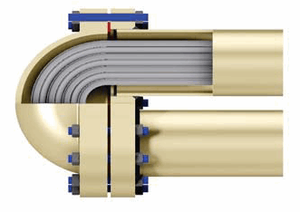 Holland standard closure. When casting is removed, tube returns are completely exposed.