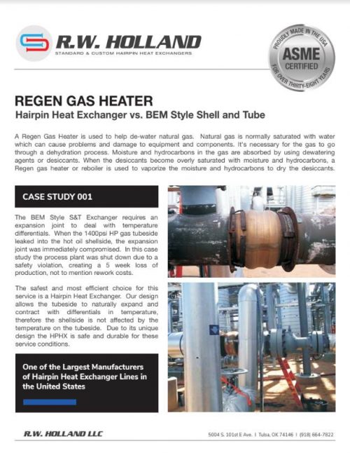 Case Study 01 - REGEN Gas Heater