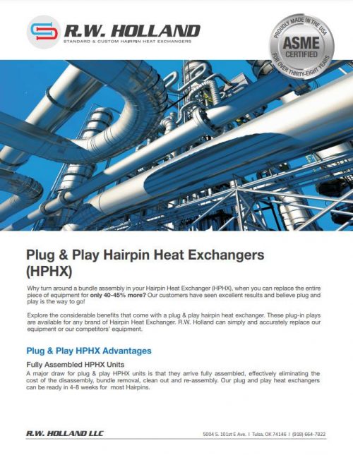 Plug & Play Hairpin Heat Exchange Brochure